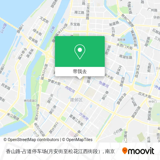 香山路-占道停车场地图