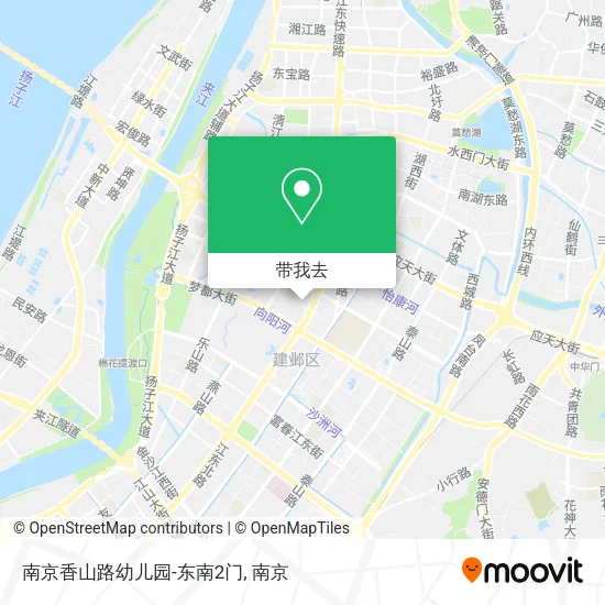 南京香山路幼儿园-东南2门地图