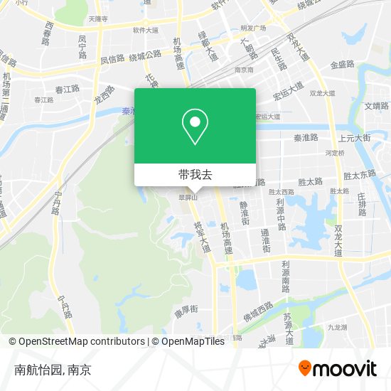 南航怡园地图