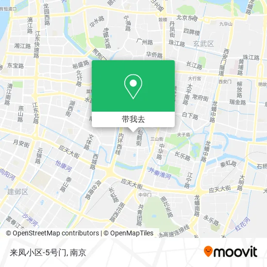 来凤小区-5号门地图