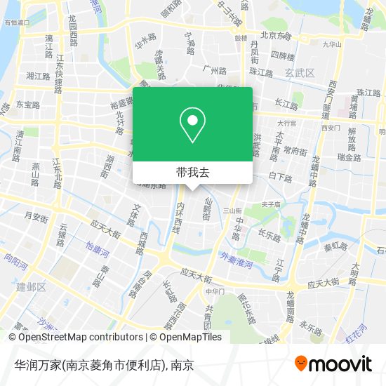 华润万家(南京菱角市便利店)地图