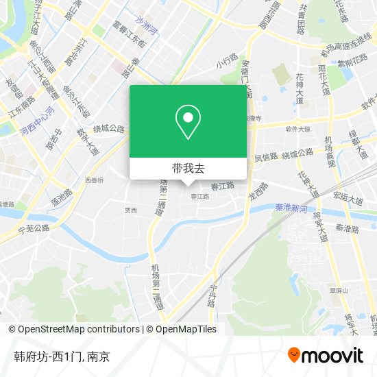 韩府坊-西1门地图
