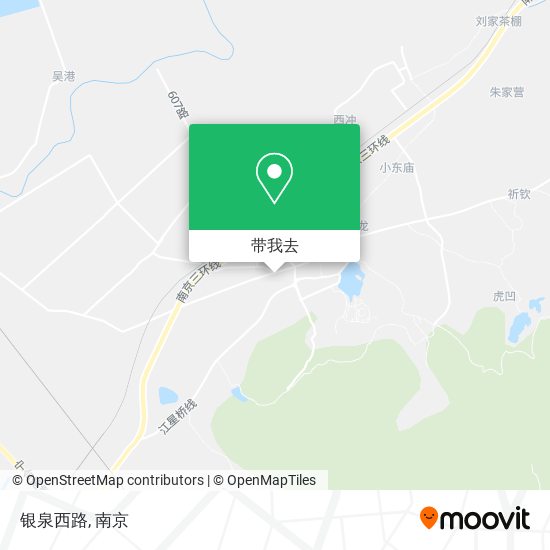 银泉西路地图