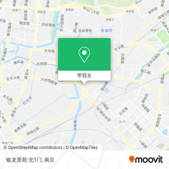 银龙景苑-北1门地图