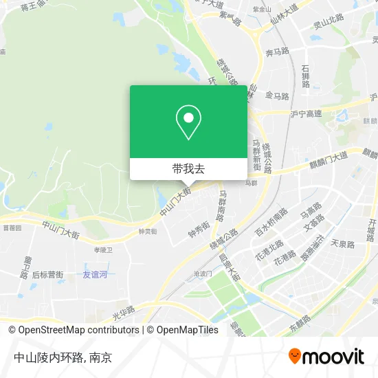 中山陵内环路地图