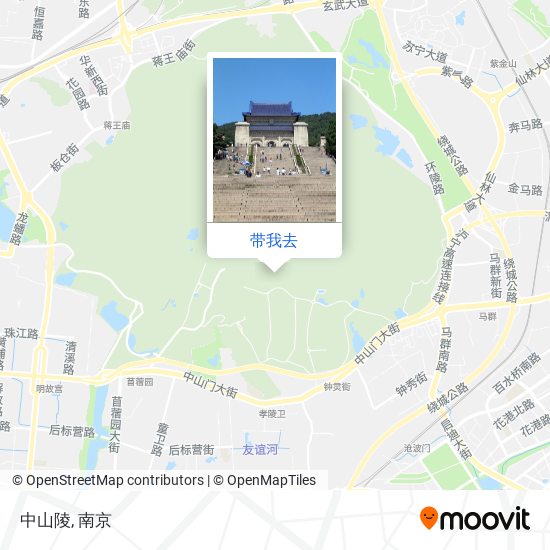 中山陵地图