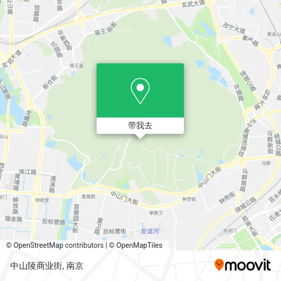 中山陵商业街地图