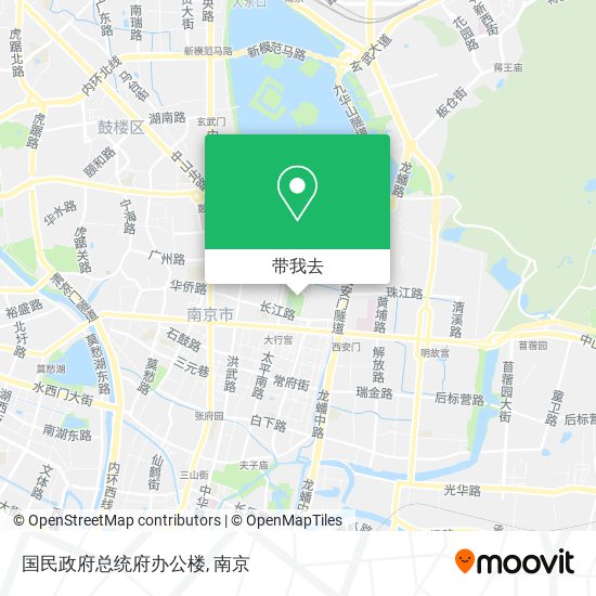 国民政府总统府办公楼地图