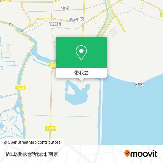 固城湖湿地动物园地图
