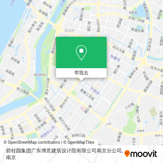 碧桂园集团广东博意建筑设计院有限公司南京分公司地图