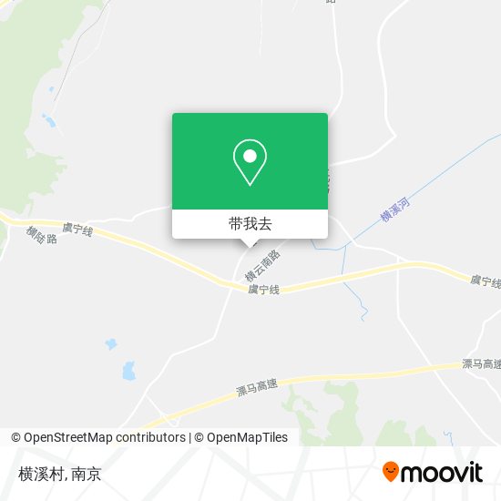 横溪村地图