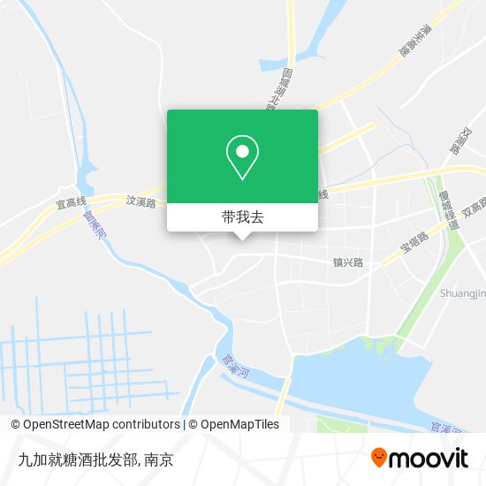 九加就糖酒批发部地图