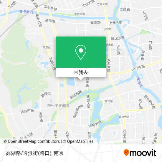 高湖路/通淮街(路口)地图