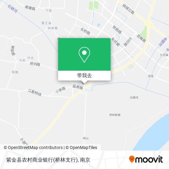 紫金县农村商业银行(桥林支行)地图