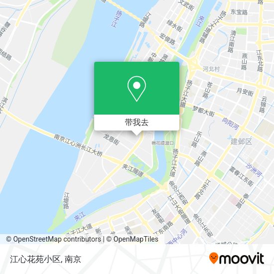 江心花苑小区地图