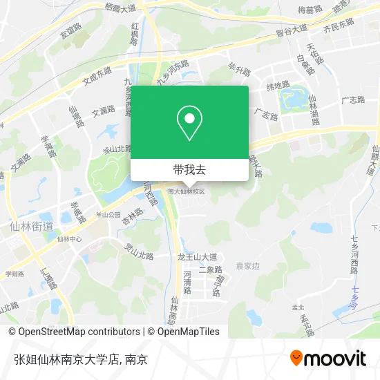 张姐仙林南京大学店地图