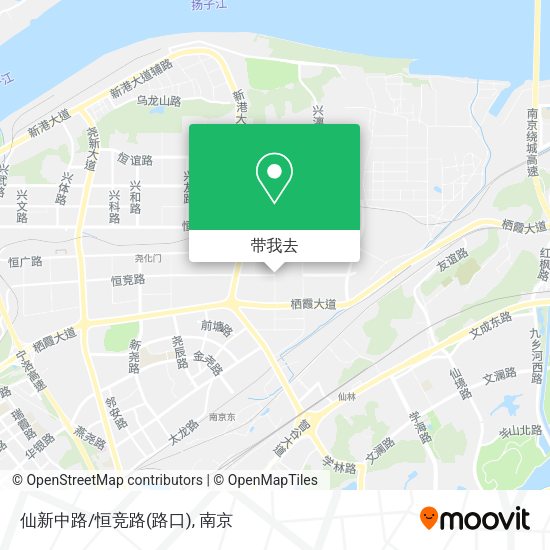 仙新中路/恒竞路(路口)地图