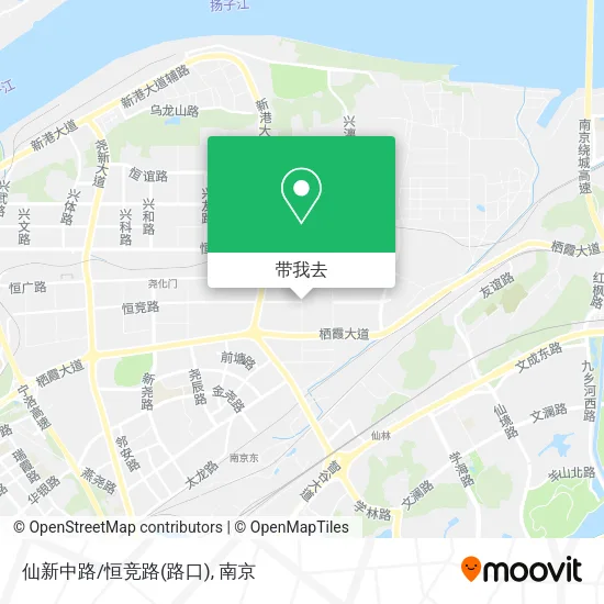 仙新中路/恒竞路(路口)地图