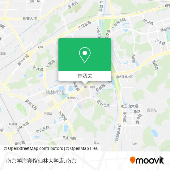 南京学海宾馆仙林大学店地图