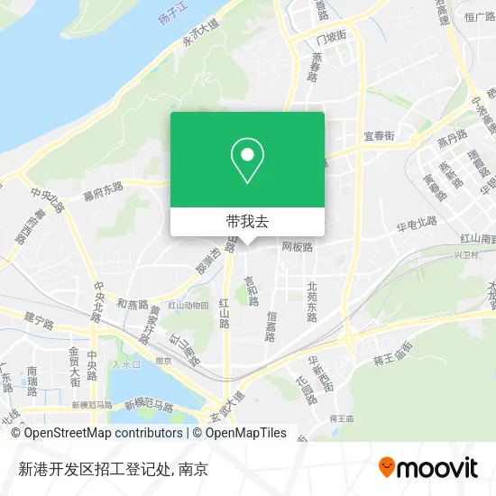 新港开发区招工登记处地图