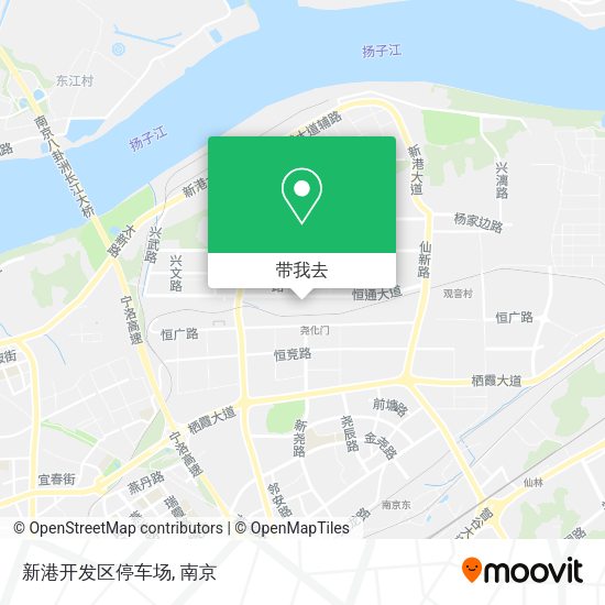 新港开发区停车场地图