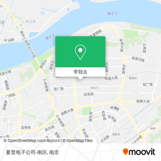 夏普电子公司-南区地图