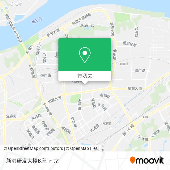 新港研发大楼B座地图