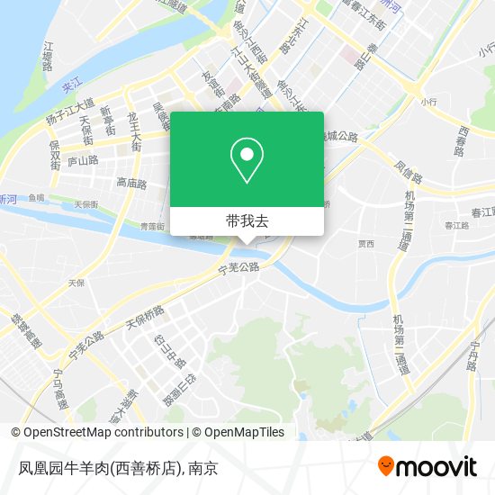 凤凰园牛羊肉(西善桥店)地图