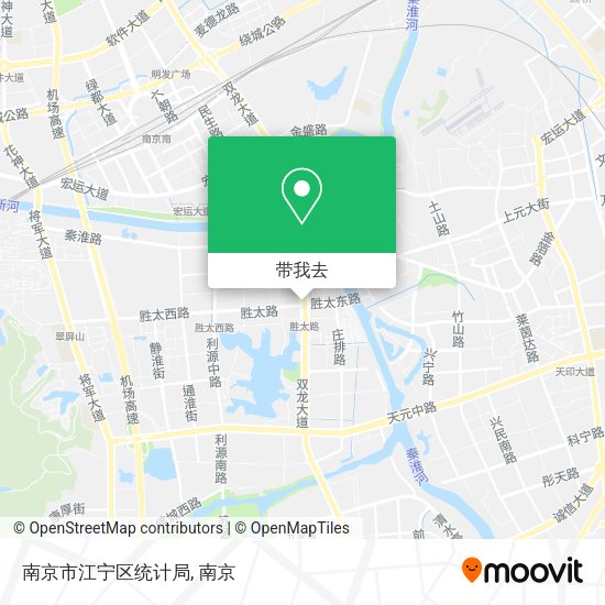 南京市江宁区统计局地图
