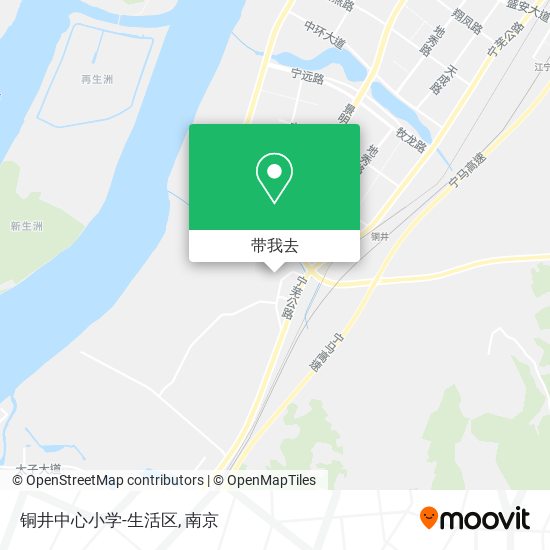 铜井中心小学-生活区地图