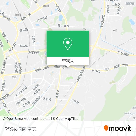 锦绣花园南地图