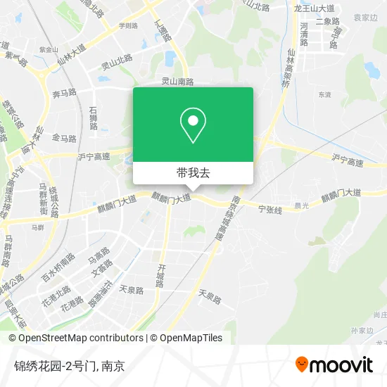 锦绣花园-2号门地图