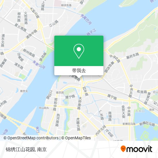 锦绣江山花园地图