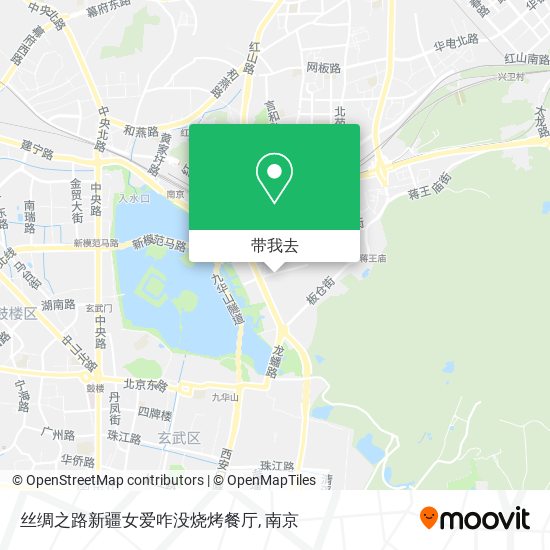 丝绸之路新疆女爱咋没烧烤餐厅地图