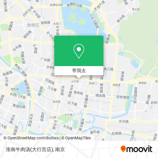 淮南牛肉汤(大行宫店)地图