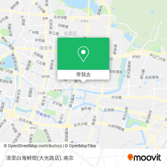 浪里白海鲜馆(大光路店)地图