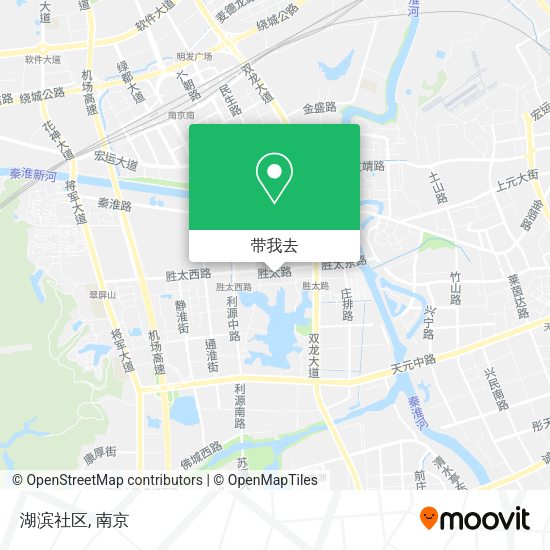 湖滨社区地图
