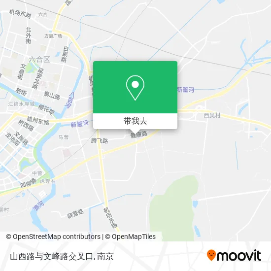 山西路与文峰路交叉口地图