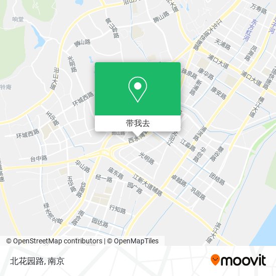 北花园路地图