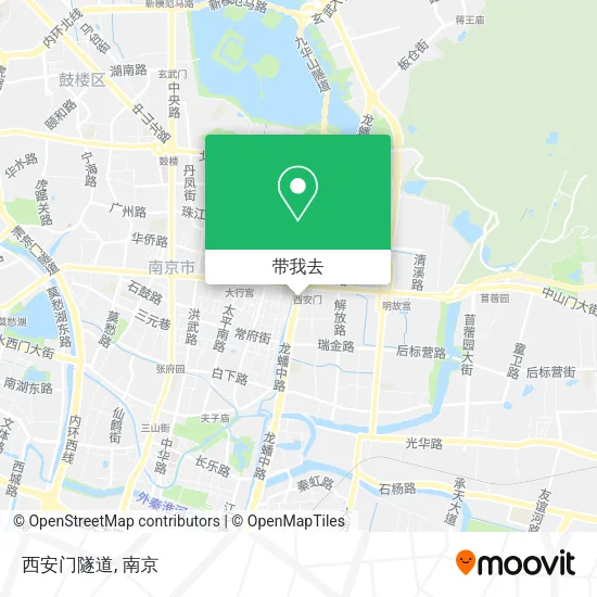 西安门隧道地图