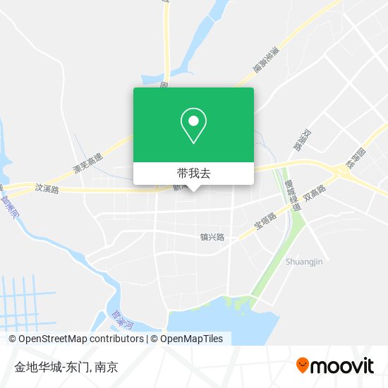 金地华城-东门地图