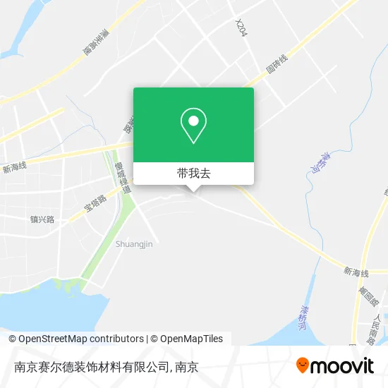南京赛尔德装饰材料有限公司地图