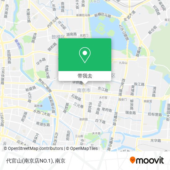 代官山(南京店NO.1)地图