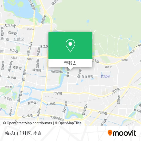 梅花山庄社区地图