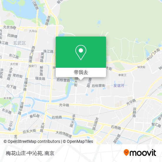 梅花山庄-中沁苑地图