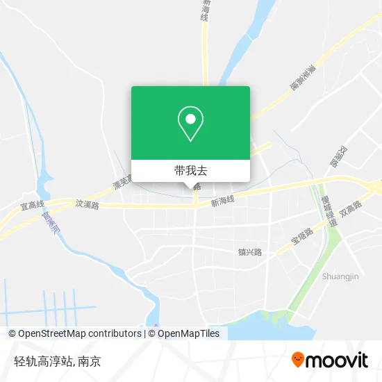 轻轨高淳站地图