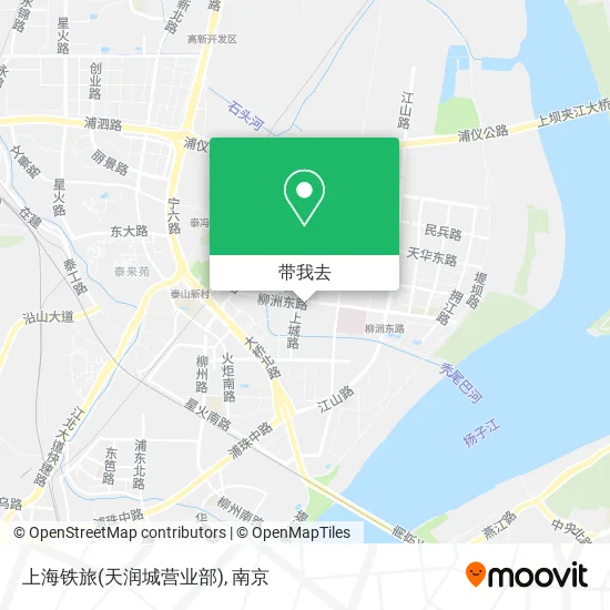 上海铁旅(天润城营业部)地图