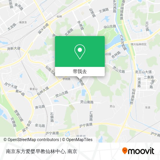 南京东方爱婴早教仙林中心地图
