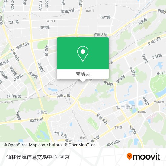 仙林物流信息交易中心地图