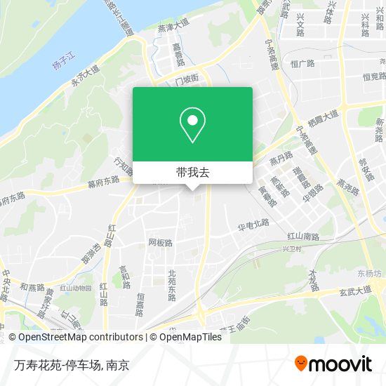 万寿花苑-停车场地图